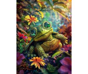 Tortuga De JardíN Puzzle 2000 Piezas, Rompecabezas Adultos Puzzle, 3D Un Rompecabezas, Desafiante Puzzles de Decoración Juego de, Juego Educativo para Toda la Familia, para Regalo Decoración FNKL7-548