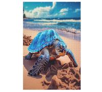 Tortuga de mar rompecabezas para adultos, 1000 piezas, regalo para familia, rompecabezas clásico en 3D, niños, juguete de madera, regalo único (78 x 53 cm)