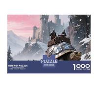 Tortuga de Roca Que Lleva la Ciudad 1000 Piezas Impresionante Puzzle Y Niños A Partir De 12 Años Puzzle Inteligencia Juguete Entretenimiento Creativo Desafíos Extra Divertidos Educativo para Niños