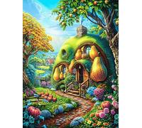 Tortuga del Bosque Rompecabezas 300 Piezas Cartón para Mayores Cuentos de Hadas de Animales Salvajes fantásticos para Ocupar Tiempo Actividad Antiestrés Decoración Mural Mejor Valorado 300 PCS