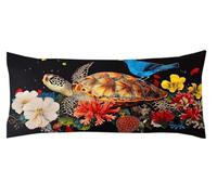 Tortuga Funda Cojin 60 x 180cm Funda Almohada PáJaro Protector Almohada Cervicales y Cuello Cojines Cama Protector de Almohadas, Embarazada Hombros Cuello Apoyo, para Almohadas de Verano Kl-173