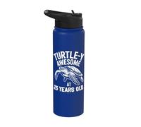 Tortuga impresionante en el océano de 25 años Stainless Steel Insulated Water Bottle