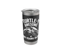 Tortuga impresionante en el océano de 25 años Vaso térmico de acero inoxidable de doble pared