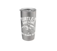 Tortuga impresionante en el océano de 25 años Vaso térmico de acero inoxidable de doble pared