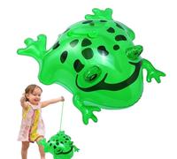 Tortuga Inflable,Tortuga De Juguete - Juguete de Rana Grande Luminoso Que rebota,Favores de para niños Divertidos de Dibujos Animados, Decoraciones de de Rana, de Animales para Bodas de cumpleaños