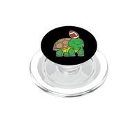 Tortuga Juega fútbol Americano PopSockets PopGrip para MagSafe