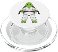 Tortuga Karate Cinturón negro Artes marciales PopSockets PopGrip para MagSafe