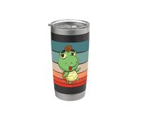 Tortuga loca mascota Tortuga genial Amante de la tortuga Vaso térmico de acero inoxidable de doble pared