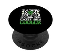 Tortuga Mamá Definición Amante De Los Animales Gracioso Soy PopSockets PopGrip Adhesivo