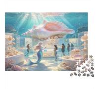 Tortuga Marina Acuario Submarino Puzzle de 1000 Piezas Puzzle para Adultos Juego Relajante para Toda la Familia Decoración Regalo 38x26cm/1000pcs