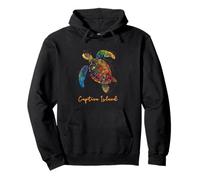 Tortuga Marina de Vacaciones en la Playa de Captiva Island FL Florida Vintage Sudadera con Capucha