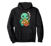 Tortuga Marina Divertido Kawaii Fideos Japoneses Ramen Anime Sudadera con Capucha
