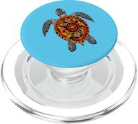 Tortuga Marina - Ecología Tribal PopSockets PopGrip para MagSafe