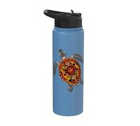 Tortuga marina - Ecología tribal Stainless Steel Insulated Water Bottle