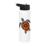 Tortuga marina - Ecología tribal Stainless Steel Insulated Water Bottle