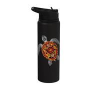 Tortuga marina - Ecología tribal Stainless Steel Insulated Water Bottle