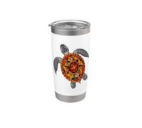 Tortuga marina - Ecología tribal Vaso térmico de acero inoxidable de doble pared
