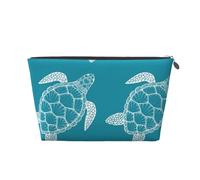 Tortuga Marina en Estilo de Arte Lineal, Bolsa de artículos de tocador Bolsa de Maquillaje Bolsa de cosméticos Bolsa de artículos de tocador de Viaje portátil