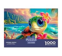 Tortuga Marina fantasía Rompecabezas para Adultos Alta Definición En Cada Pieza Desafiante - El Regalo Original Y Diferente para Esta Temporada Navideña (14+ Años) 52x38cm/1000pcs