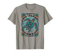 Tortuga Marina Hawaiana Tribal de Big Island Hawaii Honu Camiseta
