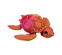 Tortuga marina impresa en 3D, articulación flexible, articulada, juguete realista de tortugas, estatua, adorno para el hogar, adorno de escritorio para mascotas