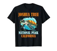 Tortuga Marina Joshua Tree California National Park Wildlife Camiseta gráfica económica, Hombre, Negro, L