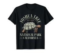 Tortuga Marina Joshua Tree California National Park Wildlife Camiseta gráfica económica, Hombre, Negro, XL