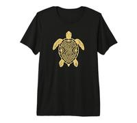 Tortuga Marina Maya Azteca Animal Espiritual Tribal Mexicano Camiseta Premium