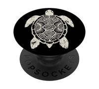 Tortuga Marina Maya Azteca Patrimonio Tribal Mexicano PopSockets PopGrip Adhesivo