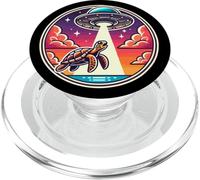 Tortuga marina secuestrada nave espacial extraterrestre secuestro del espacio exterior PopSockets PopGrip para MagSafe