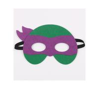 (Tortuga morada) Máscara de las Tortugas Ninja Adolescentes Mutantes Máscara de fieltro de Halloween