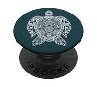 Tortuga patrón Tatuaje protección mar Australia Mandala PopSockets PopGrip Adhesivo
