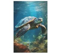 Tortuga Rompecabezas Adultos 1000 Piezas De Madera Juguete De Puzzle Desafío Del Cerebro Para Niños, Inteligencia (78×53cm)