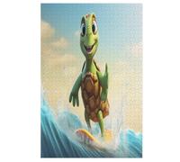 Tortuga Rompecabezas Adultos 1000 Piezas De Madera Juguete De Puzzle Desafío Del Cerebro Para Niños, Inteligencia (78×53cm)