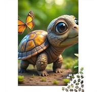 Tortuga Set De 1000 Piezas Papel Reciclado Puzzle Familiar Aficionados A Los Fácil Almacenar Rompecabezas Atractivo Horas Entretenimiento 70x50cm/1000pcs