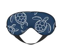 Tortuga Sobre Fondo Azul, Cubreojos completos Antifaz bloqueador de luz Antifaz para dormir Antifaz suave con los ojos vendados Noche