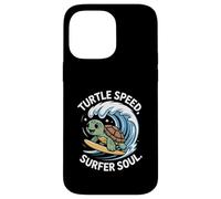 Tortuga Speed Surfer Soul Cute Ocean Wave Turtle Carcasa para iPhone 14 Pro MAX