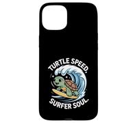 Tortuga Speed Surfer Soul Cute Ocean Wave Turtle Carcasa para iPhone 15 Plus