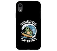 Tortuga Speed Surfer Soul Cute Ocean Wave Turtle Carcasa para iPhone XR