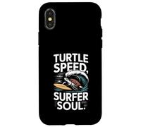 Tortuga Speed Surfer Soul Wave Adventure Carcasa para iPhone X/XS