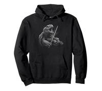 Tortuga tocando violinista violinista amante de los reptiles Sudadera con Capucha