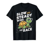 Tortugas lentas y estables gana la carrera Camiseta