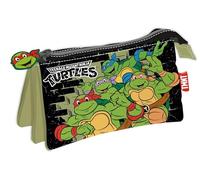 ARDITEX TN16454 Lapicero Portatodo Triple de 21x11cm de Nickelodeon-Tortugas Ninja