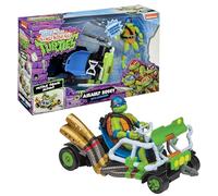 Tortugas Ninja, Buggy Vehículo Deluxe, con Figura de 12 cm, Leonardo, para niños Desde 4 años, T02002