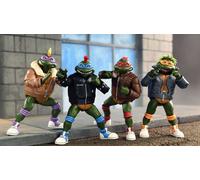 Tortugas ninja (cartoon) figuras paquete de 4 punk turtles 18 cm