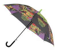 CYPBRANDS Tortugas Ninja- Paraguas, Paraguas automático, Paraguas para niños y niñas, Multicolor, Producto Oficial