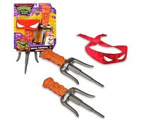 TORTUGAS NINJA Dagas Sai de Raphael, Antifaz Rojo y Dagas de Juguete, Disfraz del Personaje de la Película Caos Mutante, para Fans, Niños y Niñas Desde 3 Años, Famosa (TU806200)