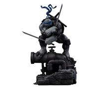 Tortugas ninja estatua 1/10 art scale leonardo black and white variant