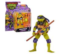 TORTUGAS NINJA Figura Básica Donatello, Figura de acción articulada, diseño Original, Personaje con Accesorios de la película Caos mutante, niños y niñas +4 años, Famosa (TU805600)