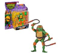 TORTUGAS NINJA Figura Básica Michelangelo, Figura de acción articulada, diseño Original, Personaje con Accesorios de la película Caos mutante, niños y niñas +4 años, Famosa (TU805400)